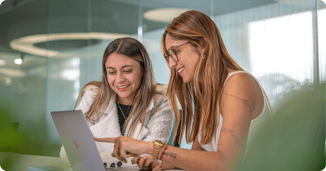 A team sharing ideas safely