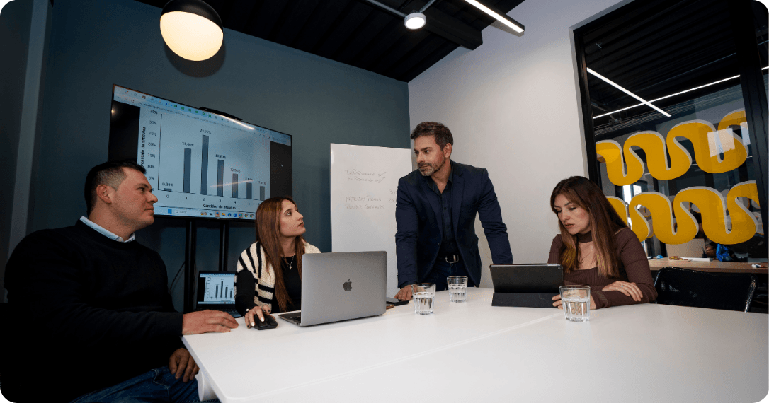 Un burndown chart facilita detectar patrones importantes