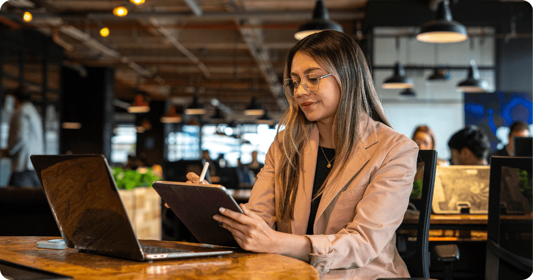 Using collaboration tools at a coworking