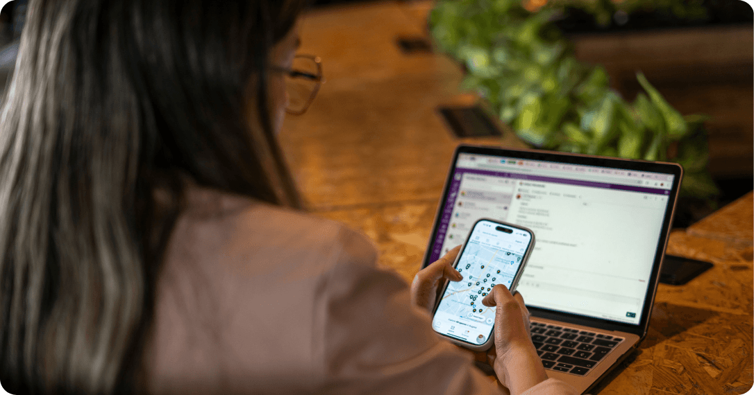 Pluria mobile application interface showing available coworking space bookings