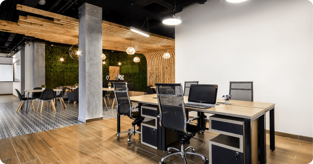 Área de trabajo ejecutiva con salas de juntas en Think Workspace Valle San Pedro