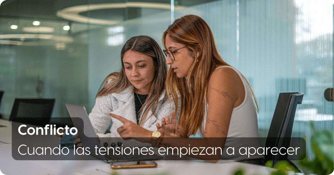 Etapas del modelo de Tuckman. Conflicto