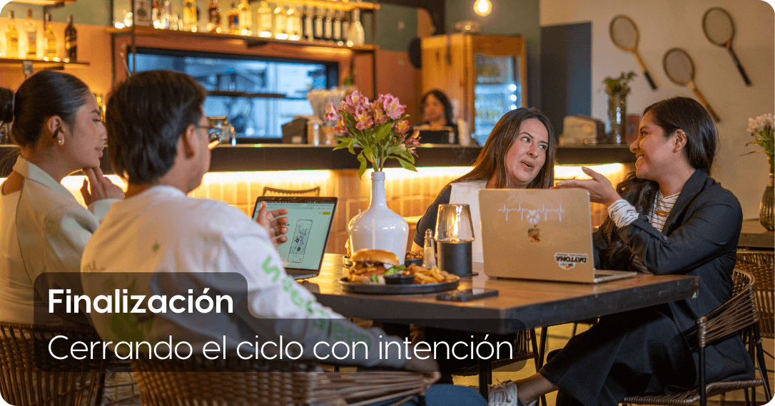 Etapas del modelo de Tuckman. Finalización