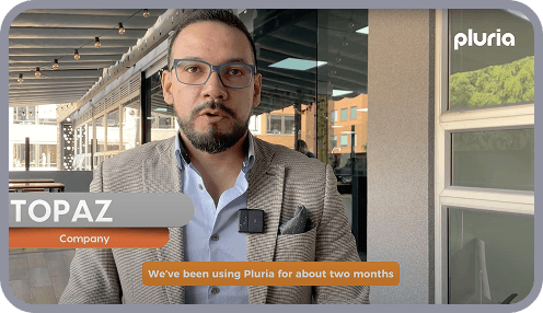 Topaz created a more social, flexible, and strategically located workspace with Pluria